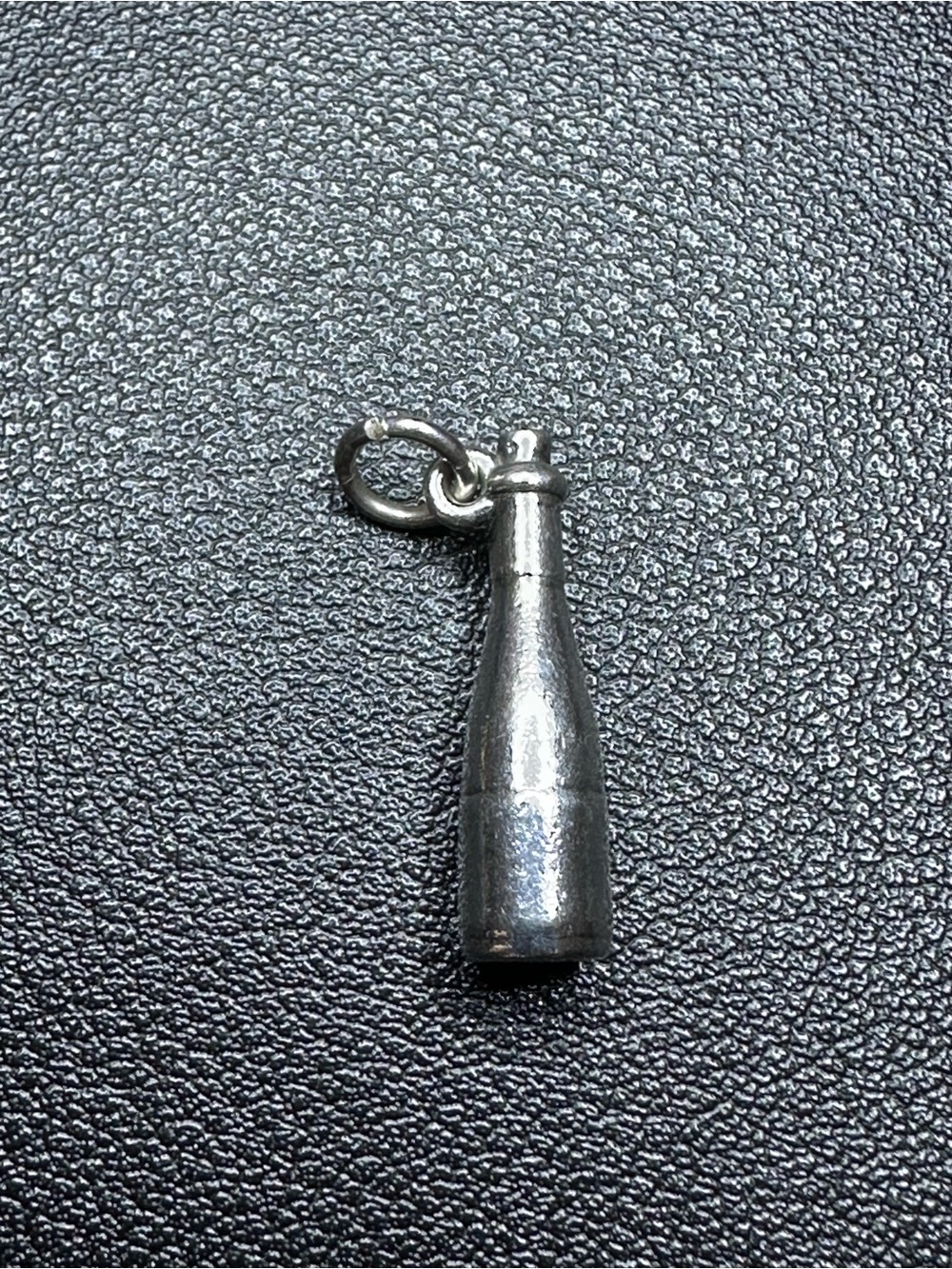 RETIRED Vintage James Avery Sterling Silver 3D Wine Champagne Bottle Charm 925